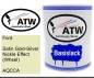Preview: Ford, Satin Gold-Silver Nickle Effect (Wheel), AQCCA: 1L Lackdose, von ATW Autoteile West.